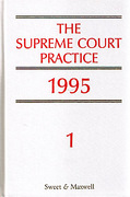Cover of The Supreme Court Practice 1995 (The White Book )