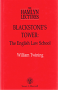 Cover of The Hamlyn Lectures 1994: Blackstone's Tower: The English Law School