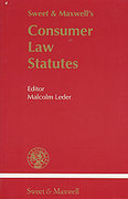 Cover of Sweet and Maxwell's Consumer Law Statutes