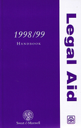 Cover of Legal Aid Handbook 1998/99
