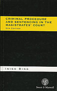 Cover of Criminal Procedure and Sentencing in the Magistrates' Court