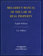 Cover of Megarry's Manual of the Law of Real Property