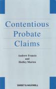Cover of Contentious Probate Claims