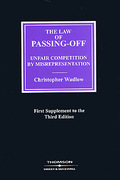 Cover of The Law of Passing-Off: Unfair Competition by Misrepresentation 3rd ed: 1st Supplement