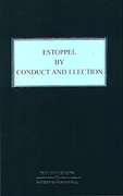 Cover of Estoppel by Conduct and Election 