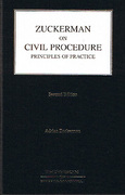 Cover of Zuckerman on Civil Procedure: Principles of Practice 