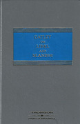 Cover of Gatley on Libel and Slander 10th ed 