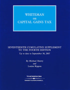 Cover of Whiteman on Capital Gains Tax 4th ed: 17th Supplement