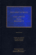 Cover of Megarry & Wade: The Law of Real Property 7th ed