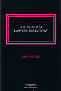 Cover of The In-House Lawyer Directory 2008