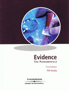 Cover of Evidence: The Fundamentals