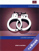 Cover of Textbook Series: Criminal Law (Book & eBook Pack)