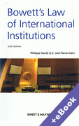 Cover of Bowett's Law of International Institutions (Book & eBook Pack)