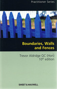 Cover of Boundaries, Walls and Fences
