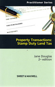 Cover of Property Transactions: Stamp Duty Land Tax