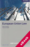 Cover of European Union Law (eBook)