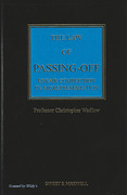 Cover of The Law of Passing-Off: Unfair Competition by Misrepresentation 4th ed