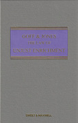 Cover of Goff & Jones: The Law of Unjust Enrichment 8th ed