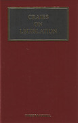 Cover of Craies on Legislation: A Practitioner's Guide to the Nature, Process, Effect and Interpretation of Legislation