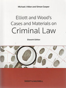 Cover of Elliott and Wood's Cases and Materials on Criminal Law