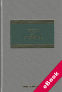 Cover of Phipson on Evidence (eBook)