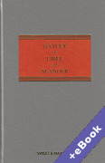 Cover of Gatley on Libel and Slander (Book & eBook Pack)