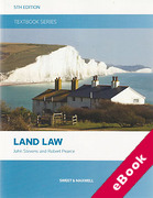 Cover of Textbook Series: Land Law (eBook)