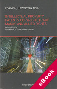 Cover of Intellectual Property: Patents, Copyright, Trade Marks and Allied Rights (eBook)