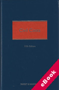 Cover of Civil Costs (eBook)