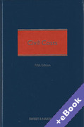Cover of Civil Costs (Book & eBook Pack)