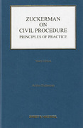 Cover of Zuckerman on Civil Procedure: Principles and Practice