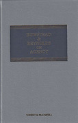 Cover of Bowstead & Reynolds On Agency 20th ed