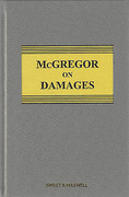 Cover of McGregor on Damages