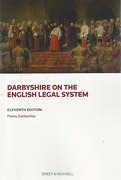 Cover of Darbyshire on the English Legal System
