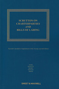 Cover of Scrutton on Charterparties and Bills of Lading 22nd ed: 2nd Supplement