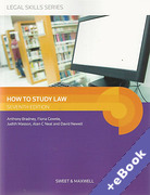 Cover of How to Study Law (Book & eBook Pack)