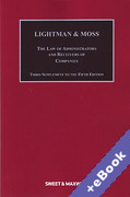 Cover of Lightman & Moss: Law of Receivers and Administrators of Companies 5th ed: 3rd Supplement (Book & eBook Pack)