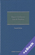 Cover of Expert Evidence: Law and Practice (Book & eBook Pack)