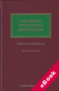 Cover of Handbook of UNCITRAL Arbitration: Commentary, Precedents and Models for UNCITRAL Based Arbitration Rules (eBook)