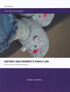 Cover of Textbook Series: Cretney and Probert's Family Law