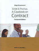 Cover of Smith & Thomas: A Casebook on Contract