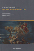 Cover of Glanville Williams: Textbook of Criminal Law