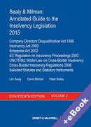 Cover of Sealy & Milman: Annotated Guide to the Insolvency Legislation 2015: Volume 2 (Book & eBook Pack)