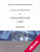 Cover of Cases and Materials on International Law (eBook)