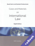 Cover of Cases and Materials on International Law (Book & eBook Pack)