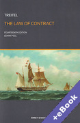 Cover of Treitel: The Law of Contract (Book & eBook Pack)