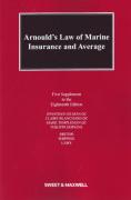 Cover of Arnould's Law of Marine Insurance and Average 18th ed: 1st Supplement