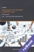 Cover of Gower Principles of Modern Company Law (Book & eBook Pack)