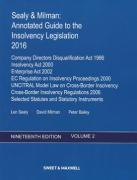 Cover of Sealy & Milman: Annotated Guide to the Insolvency Legislation 2016: Volume 2