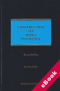 Cover of Construction All Risks Insurance (eBook)